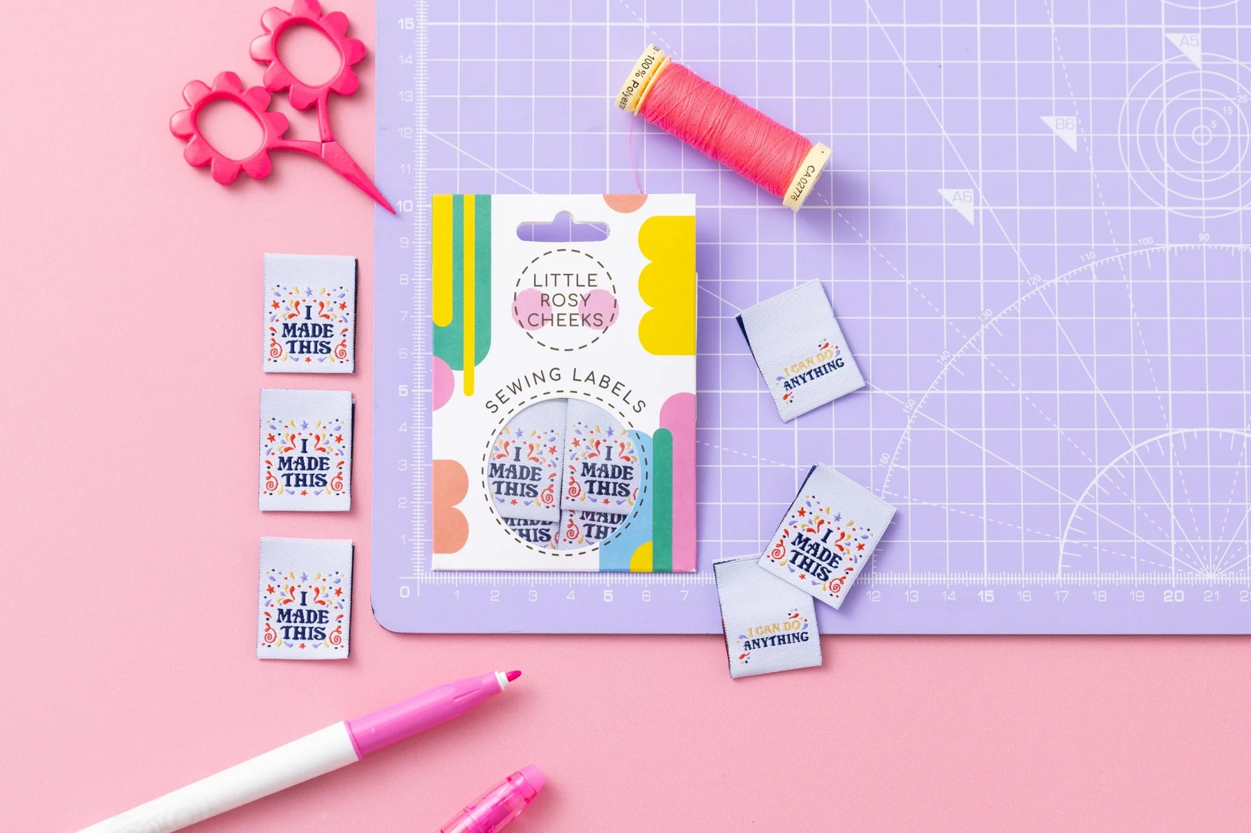 I Made This - I Can Do Anything - Sewing Labels Tags - Image 4